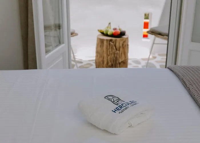 Hercules Luxury Living Lägenhetshotell Naousa